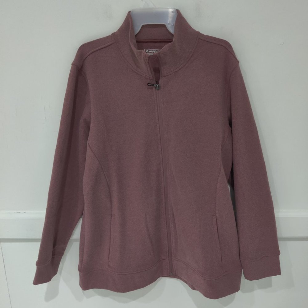 NWT Hi-Tec Women's Super Cozy Full Zip Tech Fleece Pink Size S $70 4D031